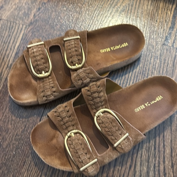 Veronica Beard Paige Buckle Sandal Sz 6.5 - Picture 13 of 14